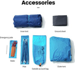 Camping Tents 2 Person, Lightweight Backpacking Tent for Hiking and Biking, Waterproof, Packs Light and Compact 4.2Lb