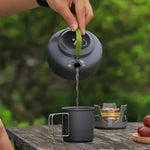 Hot 300ML Camping Mug Aluminium Alloy Folding Cup Hike Mug Ultra-Light Camping Travel Water Cup Outdoor Camping Cookware Taza
