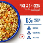 Rice & Chicken #10 Can | Freeze Dried Survival & Emergency Food | Gluten-Free | 9 Servings