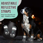 Dog Shoes for Large Small Medium Dogs - Waterproof Dog Boots for Summer Hot Pavement, Paw Protector for Outdoor Walking Winter Snow, Anti-Slip Rubber Dog Booties for Hardwood Floor (GY, 7)
