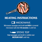 Vienna Sausage, Ready to Eat Canned Meat, 10G Protein per Serving, 4.6 Oz. Can (Pack of 24)