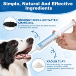 Pet Emergency Activated Charcoal Paste, Toxin Absorber for Dogs & Cats, Aids Digestive System Recovery, Pet First Aid Kit, 30 Ml