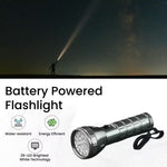 28 LED Professional Flashlight, Silver