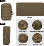 25L Tactical Backpack + Molle Tactical Utility Pouch