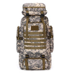 Men'S 80L Large Hiking Mountaineering Backpack Climbing Hiking Backpack Camping Backpack Sport Outdoor Rucksack Bag