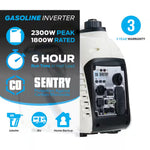 2,300-Watt/1,800-Watt Recoil Start Super Quiet Gasoline Powered Portable Inverter Generator with Advanced CO Shutoff