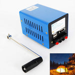 20W Hand Crank Generator, Upthehill Portable Crank Generator Multifunction Hand USB Generator Crank Emergency USB Charger Generator for Outdoor Travel Camping Hiking Survival