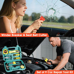 Car Emergency Roadside Tool Kit with Jumper Cable Shovel,Auto Truck Vehicle Assistant Safety Kit Bag for Men Women with First Aid Kit, Winter Basic Automobile Road Side Kit
