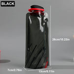 Outdoor Cycling Sports Water Bottle - Mountaineering Portable Water Cup - PE Plastic Folding Water Bag - Gift Promotion Water