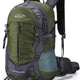35L Hiking Backpack Water Resistant Outdoor Sports Travel Daypack Lightweight with Rain Cover for Women Men (Army Green)