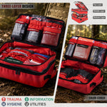 IFAK Trauma Kit 18Pcs, Tactical First Aid Kit with Venom Extractor & Emergency Blanket, Trauma Kit Combat Pack for Trauma Wound Care, Gunshot, Outdoor, Hiking, Car & Camping