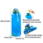 Outdoor Cycling Sports Water Bottle - Mountaineering Portable Water Cup - PE Plastic Folding Water Bag - Gift Promotion Water