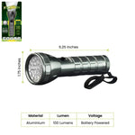 28 LED Professional Flashlight, Silver