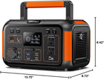 500W Portable Power Station 444Wh Solar Generator with 110V Pure Sine Wave AC Outlet/Pd60W, 1000W Peak Power Station for Camping Trip RV Outdoor Home Emergency Backup & Solar Powered