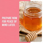 Sugar and Honey Powder Mix Can Emergency Food Supply, 227 Servings, 30 Year Shelf Life - Dry Honey and Sugar Powder Blend Sweetener for Baking and Cooking