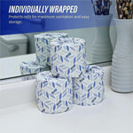 - GJO2550096 2-Ply Standard Bath Tissue Rolls (Pack of 96 Rolls)