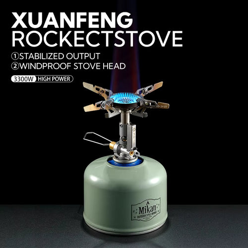 XD-2F Adjustable Mini Camping Accessories Portable Camping Gas Stove