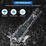 Gehavin Super Bright Flashlight 990000 High Lumens,High Powered XHP160.5 Led ...