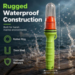 3Pcs Boat Flares, 2026 Upgrade Marine Flares,Visual Distress Signals for Boats, Waterproof and High Visibility for Fishing Vessels, Buoys (Green)