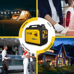 4000 Watt Portable Inverter Generator, Gas Powered Generator Quiet for Home, 3500W Rv-Ready, EPA Compliant