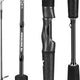 Crixus Fishing Rods,Im6 Graphite Spinning Rod & Casting Rod W/Zirconium Oxide Ring Stainless Steel Guides, Superpolymer Handle