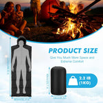 Winter Wearable Sleeping Bag for Adults with Hood 74 Inch Long 0 Degree Cold Weather Insulated Weather Sleeping Bag for Extreme Cold Camping Hiking Stadium