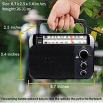 Retekess Tr604 Am Fm Radio,Portable Radio Plug in Wall,D Battery Opera