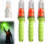 3Pcs Boat Flares, 2026 Upgrade Marine Flares,Visual Distress Signals for Boats, Waterproof and High Visibility for Fishing Vessels, Buoys (Green)