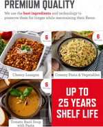 Emergency Food Supply - 18 Servings Favorites Box, Survival Food Kit with Freeze Dried Prepper Food & Dehydrated Meals, Camping Essentials for Backpacking & Hiking, up to 25 Year Shelf Life