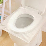 10-50 PCS Disposable Toilet Seat Hotel Plastic Waterproof Toilet Cover Seat Cushion Paper Toilet Seat Cover Travel Supplies