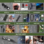 Gifts for Men Fathers Day Dad, Survival Kit, 150 PCS Survival Gear and Supplies Equipment with Trauma Bag, Molle Pouch Emergency Kit for Outdoor Camping, Hunting, Car, Home, Earthquake, Adventures