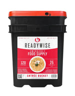 Emergency Food Supply - 120 Servings Favorites Sample Bucket, Survival Food Kit, Freeze Dried Prepper Food & Dehydrated Meals for Camping Essentials & Backpacking, up to 25 Year Shelf Life