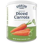 Dehydrated Diced Carrots Emergency Food Supply, 216 Servings, 25 Year Shelf Life, Great for Cooking, Baking, and Snacks - Dehydrated Meals, Survival Food Camping Essentials Can