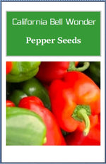 California Wonder Bell Pepper Seeds | NON-GMO Pepper Seeds | Heirloom Seeds