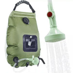 Portable Outdoor Camping Shower - 5 Gallon/20 Liter Camp Solar Shower Bag