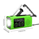 Hand Crank Solar Weather Radio with Flashlight