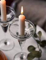 Emergency Candles 24 Pack White Short Taper Candles Unscented Home Emergency Kit