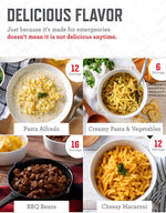 Emergency Food Supply - 14 Day, 150 Servings Emergency Freeze Dried Food Bucket, Protein Meals, Camping Essentials, Survival Kit, Disaster Prepping Supplies, up to 25 Year Shelf Life