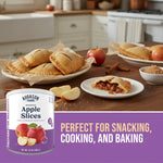 Dehydrated Apple Slices Can - Gluten Free Survival Food with Long Shelf Life - Dehydrated Emergency Food Supply for Camping, Prep & Everyday Meals - 20 Servings