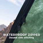 Extra Large Zipper Reusable Survival Emergency Shelter Tent,Thermal Waterproof Fireproof Lightweight Bugout, with Paracord?Stake for Camping,First Aid,Hiking&Bushcraft
