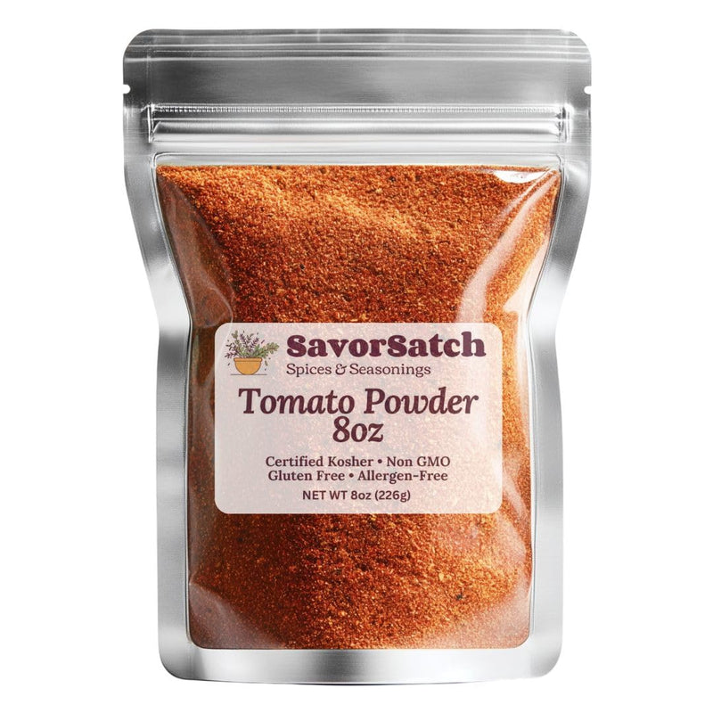 Dried Tomato Powder 8Oz Resealable Pouch – Non-Gmo, Kosher, Perfect for Cooking, Baking & Emergency Food Supply, Rich Flavor, Easy to Store