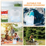 10L Collapsible Water Container Bag Folding Water Container Water Storage, 8 Pack