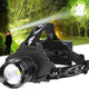 LED Headlamp Rechargeable, Upgraded 30W Super Bright Head Lamp100000 High Lumen