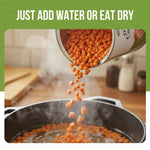 Dehydrated Diced Carrots Emergency Food Supply, 216 Servings, 25 Year Shelf Life, Great for Cooking, Baking, and Snacks - Dehydrated Meals, Survival Food Camping Essentials Can