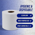- GJO2550096 2-Ply Standard Bath Tissue Rolls (Pack of 96 Rolls)