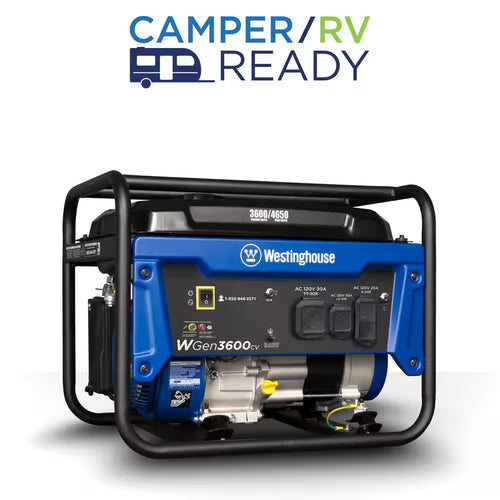 4,650/3,600-Watt Recoil Start Gas Powered Portable Generator with CO Sensor
