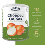 Dehydrated Chopped Onions Emergency Food Supply, 130 Servings, 25 Year Shelf Life, Great for Cooking and Baking - Dehydrated Meals, Survival Food Camping Essentials Can