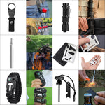 Survival Kit and First Aid Kit, 138 Pcs Survival Gear and Equipment with Molle Pouch, Camping Accessories, Gifts for Men Women Outdoor Fishing Hunting Camping