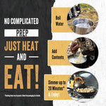 Mega Protein Kit with Real Freeze-Dried Meat (72 Servings), Freeze-Dried Chicken and Beef, Survival Food Storage, Emergency Preparedness, Emergency Prepper Kit, 30-Year Shelf Life Food