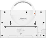 H201 Shower Radio AM/FM Waterproof, Weather Alert Radio, White